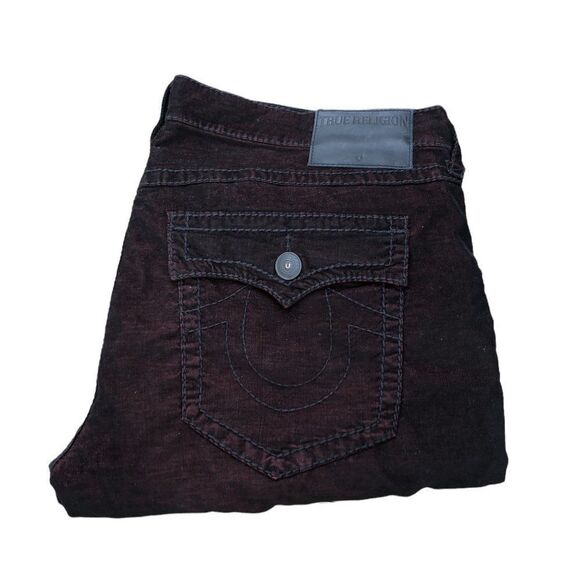 Rare true religion jeans size 42 GENO FLAP T red/Black - Picture 6 of 15